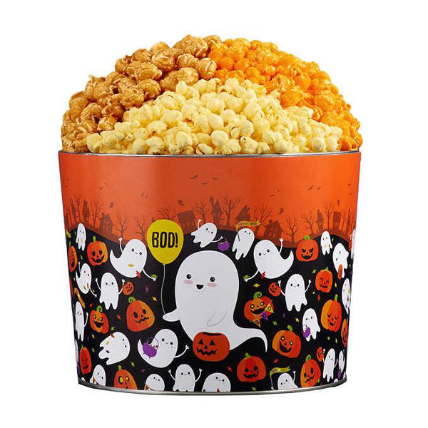 The Popcorn Factory 2 Gallon Boo To You Halloween Tin