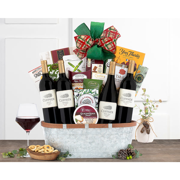 754-cliffside-vineyards-red-wine-quartet-gift-basket-thankfullyyours-thankfully-yours
