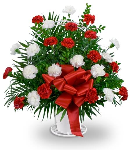 F1-343-red-and-white-handled-basket-floral-arrangement-thankfullyyours-thankfully-yours