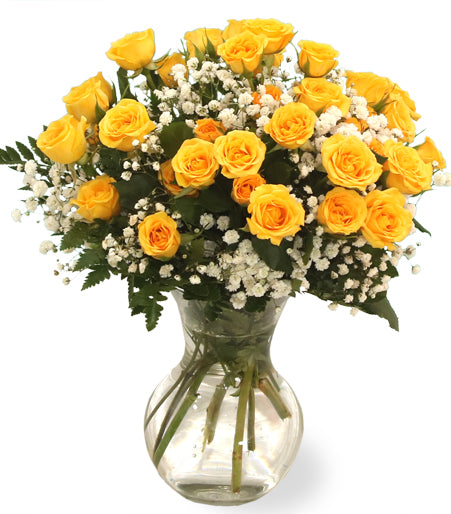 FAA-118-yellow-spray-rose-bouquet-floral-arrangement-thankfullyyours-thankfully-yours