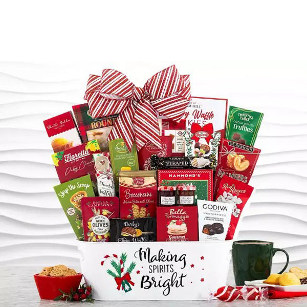 Making Spirits Bright Gift Basket