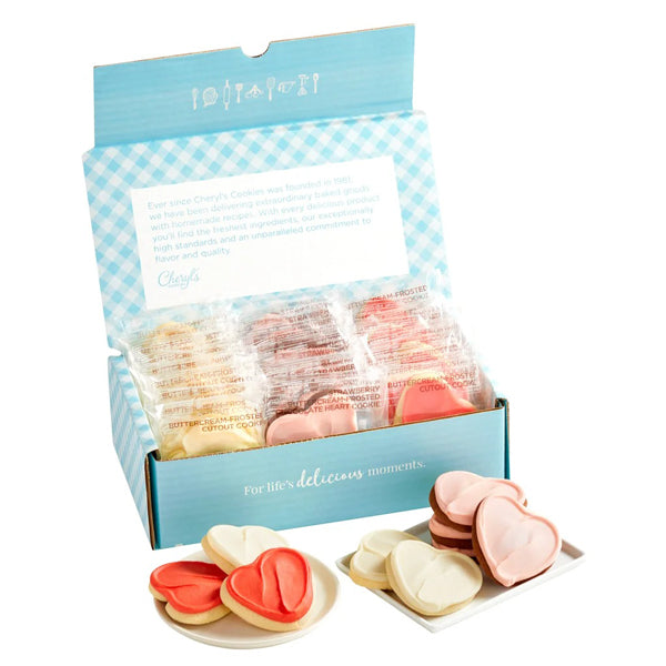 Cheryl's Cookies 24-Count Assorted Valentine's Day Cookie Gift Box