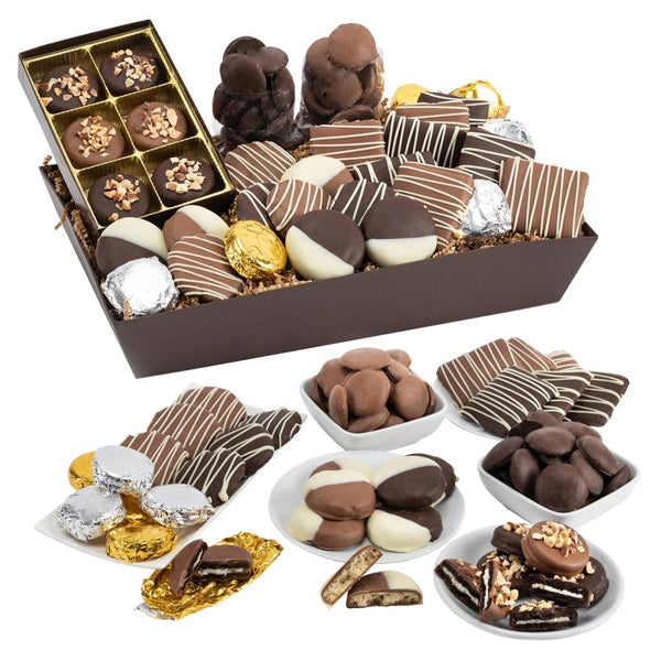 Chocolate Covered Company Belgian Chocolate Covered Cookie Gift Box