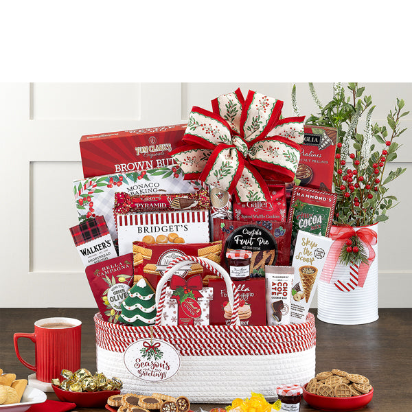 Season's Greetings Gift Basket