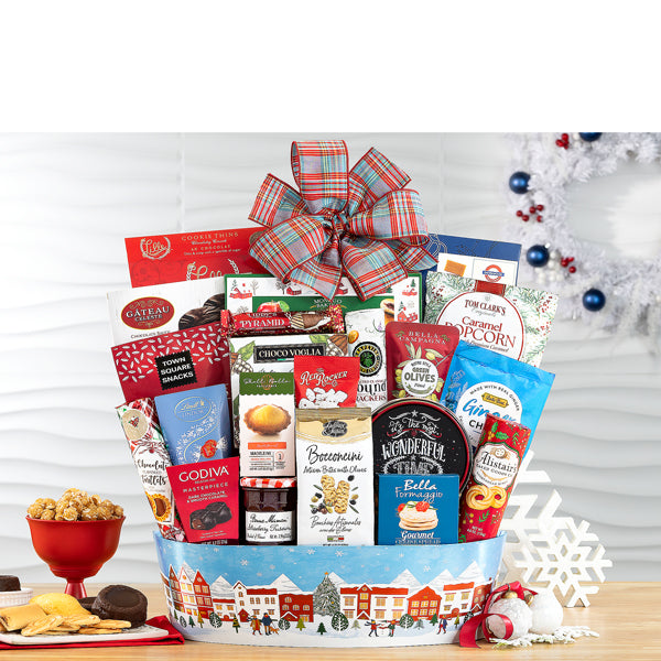 Festive Gourmet Gift Basket