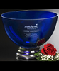 Crystal Cobalt Pedestal Bowl